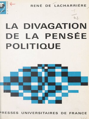cover image of La divagation de la pensée politique